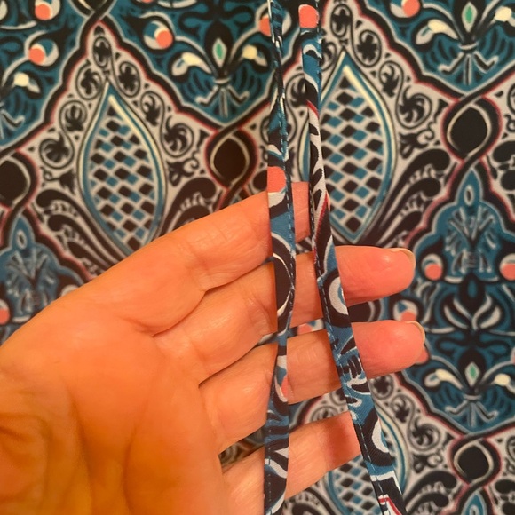 LOFT Multicolor Geometric Print Dress.  Size Medium. - Picture 3 of 7